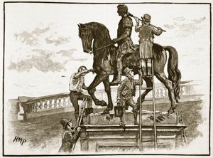رسم الملك ويليام بلاك ، دبلن ، 1822 ، رسم توضيحي من كاسيلس مصور تاريخ إنجلترا (صورة بني داكن) بواسطة مدرسة اللغة الإنجليزية