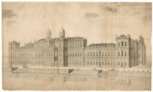 قصر وايتهول. تم النشر عام 1748