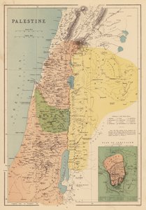 فلسطين (طباعة حجرية ملونة) بواسطة مدرسة اللغة الإنجليزية