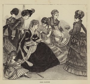 Paris Fashions (engraving) بواسطة مدرسة اللغة الإنجليزية