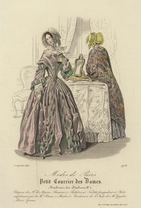 أزياء باريس ، 1843 بواسطة مدرسة اللغة الإنجليزية