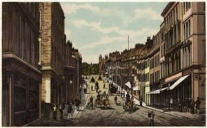 Park Street, Bristol (colour litho) بواسطة مدرسة اللغة الإنجليزية
