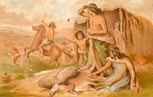 Patagonians - المغادرة لمطاردة Guanco بواسطة مدرسة اللغة الإنجليزية