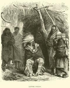 Pawnee الهنود بواسطة مدرسة اللغة الإنجليزية