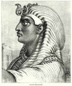 فرعون منفتاح (نقش) بواسطة مدرسة اللغة الإنجليزية