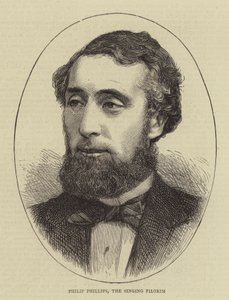 Philip Phillips, the Singing Pilgrim (engraving) بواسطة مدرسة اللغة الإنجليزية