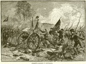 المسؤول عن Picketts في Gettysburg بواسطة مدرسة اللغة الإنجليزية