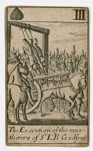 بطاقة لعب مؤامرة بوبيش بلوت (نقش) بواسطة مدرسة اللغة الإنجليزية