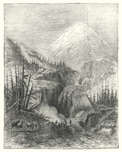 Popocatapetl ، جبل التدخين (نقش) بواسطة مدرسة اللغة الإنجليزية
