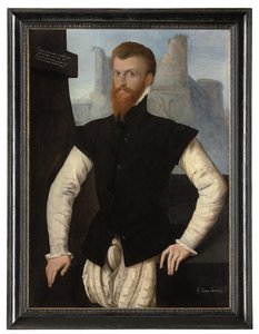 صورة إدوارد كورتيناي ، إيرل ديفون الأول ، c.1555 بواسطة مدرسة اللغة الإنجليزية