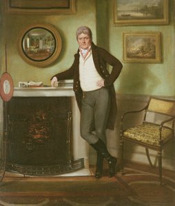صورة لجورج هنكل في دراسته ، c.1800