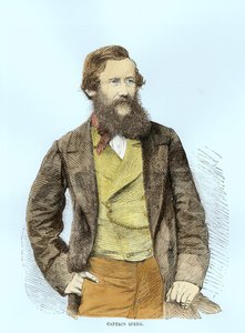 صورة لجون هانينج سبيك (1827-64) (تلوين لاحق) بواسطة مدرسة اللغة الإنجليزية