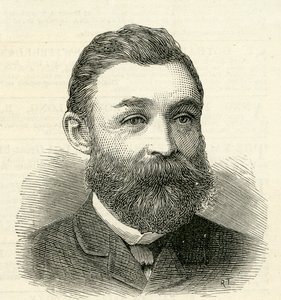 صورة للسيد آر أوروين ، سكرتير مفوضي تحسين تاين ، 1884 بواسطة مدرسة اللغة الإنجليزية