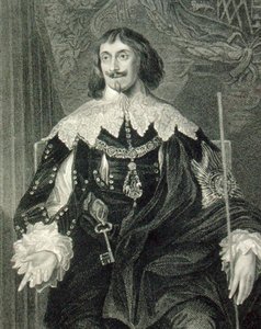 صورة لفيليب هربرت (1584-1650) إيرل مونتغمري الأول ، من "لوحات لودج البريطانية" بواسطة مدرسة اللغة الإنجليزية