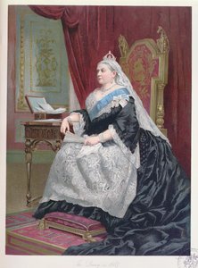 صورة الملكة فيكتوريا (1819-1901) في وقت اليوبيل الذهبي لها عام 1887 ، 1887