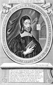 صورة لريتشارد باكستر (1615-1691) منقوش بواسطة فريدريك هندريك فان هوف (1628-1698)