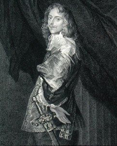 صورة لروبرت دورمر (1610-43) إيرل كارنارفون الأول ، من "لوحات لودج البريطانية" بواسطة مدرسة اللغة الإنجليزية