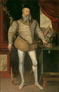 صورة لروبرت دادلي ، إيرل ليستر (c.1532-88) ، 1585