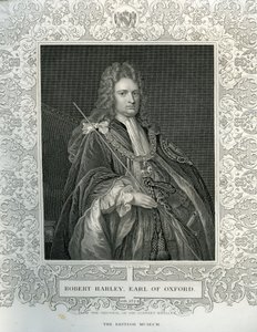 صورة روبرت هارلي ، أول إيرل أكسفورد (1671-1724) بواسطة مدرسة اللغة الإنجليزية