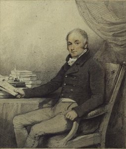 صورة ويليام رالف كارترايت (1771-1847) ، عضو البرلمان ، من أينهو بارك ، نورثهامبتونشاير (ألوان مائية وقلم رصاص على ورق) بواسطة مدرسة اللغة الإنجليزية