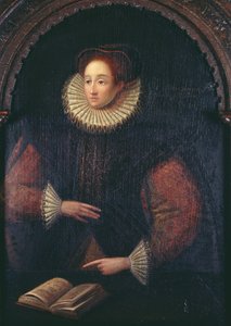 صورة لسيدة يعتقد أنها إليزابيث الأولى (1533-1603) ، حوالي 1580