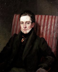 صورة للشاعر الإنجليزي توماس هود (1799-1845) لوحة المدرسة الإنجليزية في لندن في القرن التاسع عشر ، معرض الصور الوطني بواسطة مدرسة اللغة الإنجليزية