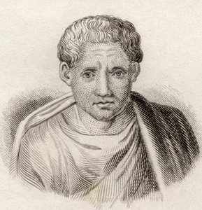 Poseidippus of Pella ، من `` قاموس كراب التاريخي &39;&39; ، نشر عام 1825 بواسطة مدرسة اللغة الإنجليزية