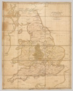 Prahahagraphy of England ، كونها خريطة لتلك المملكة التوضيحية للمعارك الأساسية التي خاضت فيها ، 1807 بواسطة مدرسة اللغة الإنجليزية