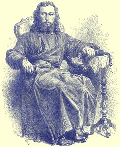 كاهن الكنيسة اليونانية ، رسم توضيحي من رحلات مصورة ، تم تحريره بواسطة HW Bates ، تم نشره عام 1880 (صورة محسنة رقميًا) بواسطة مدرسة اللغة الإنجليزية