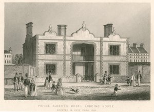 منزل الأمير ألبرتس السكني النموذجي ، المعرض الكبير ، 1851 بواسطة مدرسة اللغة الإنجليزية