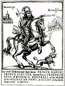 الأمير روبرت على ظهور الخيل (النقش) (صور من وزن الجسم) بواسطة مدرسة اللغة الإنجليزية