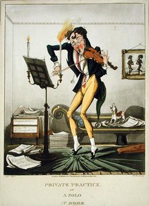 تدريب خاص أو عرض فردي في المنزل ، نقش بواسطة هنري بيال (1795-1833) ، نشره توماس ماكلين ، لندن بواسطة مدرسة اللغة الإنجليزية