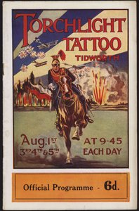Programme for the Tidworth Torchlight Tattoo, Tidworth Park, Wiltshire بواسطة مدرسة اللغة الإنجليزية