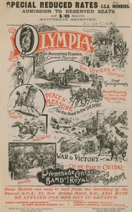 ملصق ترويجي لأولمبيا ، 28 مارس 1896