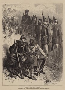 Prussian Soldiers (engraving) بواسطة مدرسة اللغة الإنجليزية