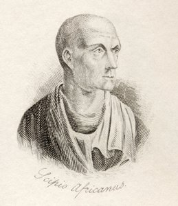 سكيبيو أفريكانوس ، من قاموس كراب التاريخي ، نُشر عام 1825 بواسطة مدرسة اللغة الإنجليزية
