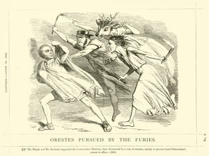 كارتون لكمة بخصوص John Bright: Orestes Pursued By The Furies بواسطة مدرسة اللغة الإنجليزية