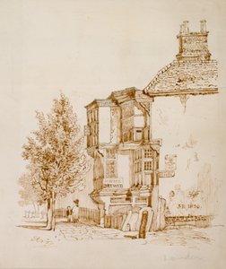 كوينز هيد ، Islington (حبر على ورق) بواسطة مدرسة اللغة الإنجليزية
