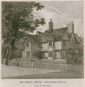 Rectorial House في Newington Butts ، ساوثوارك ، لندن ، من الجنوب الشرقي بواسطة مدرسة اللغة الإنجليزية