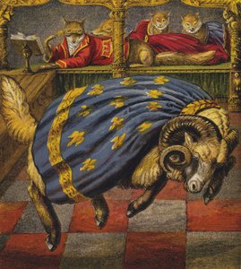 Reynard The Fox (colour litho) بواسطة مدرسة اللغة الإنجليزية