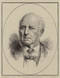 Richard Bethell, Baron Westbury (engraving) بواسطة مدرسة اللغة الإنجليزية