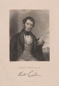 ريتشارد كوبدن ، 1843 (نقش) بواسطة مدرسة اللغة الإنجليزية