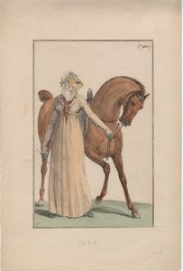 فستان الركوب ، 1806 بواسطة مدرسة اللغة الإنجليزية