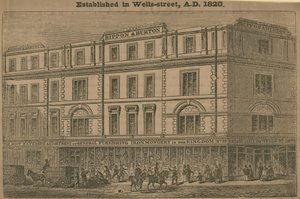 تأسست ريبون وبورتون ، متجر متعدد الأقسام ، عام 1820 بواسطة مدرسة اللغة الإنجليزية