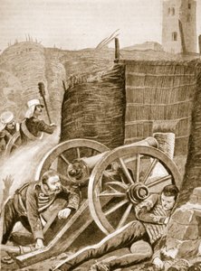 هرب روبرتس ضيق من حصار دلهي في سبتمبر 1857 بواسطة مدرسة اللغة الإنجليزية