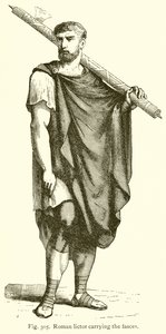 Lictor الروماني يحمل Fasces بواسطة مدرسة اللغة الإنجليزية