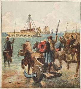 الرومان قهروا بريطانيا ، حانة. 1890 بواسطة مدرسة اللغة الإنجليزية