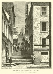 Rue du Petit-Chaplain ، مدينة كيبيك ، كندا بواسطة مدرسة اللغة الإنجليزية