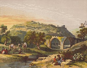 أطلال السامرة (طباعة حجرية ملونة) بواسطة مدرسة اللغة الإنجليزية