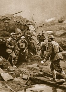 عداء يسلم أوامر إلى الخط الأمامي ، 1914-1919 بواسطة مدرسة اللغة الإنجليزية